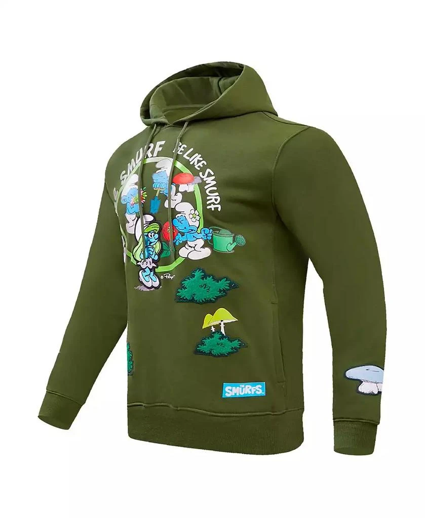 Freeze Max Men's and Women's Green The Smurfs Be Like A Smurf Pullover Hoodie 4