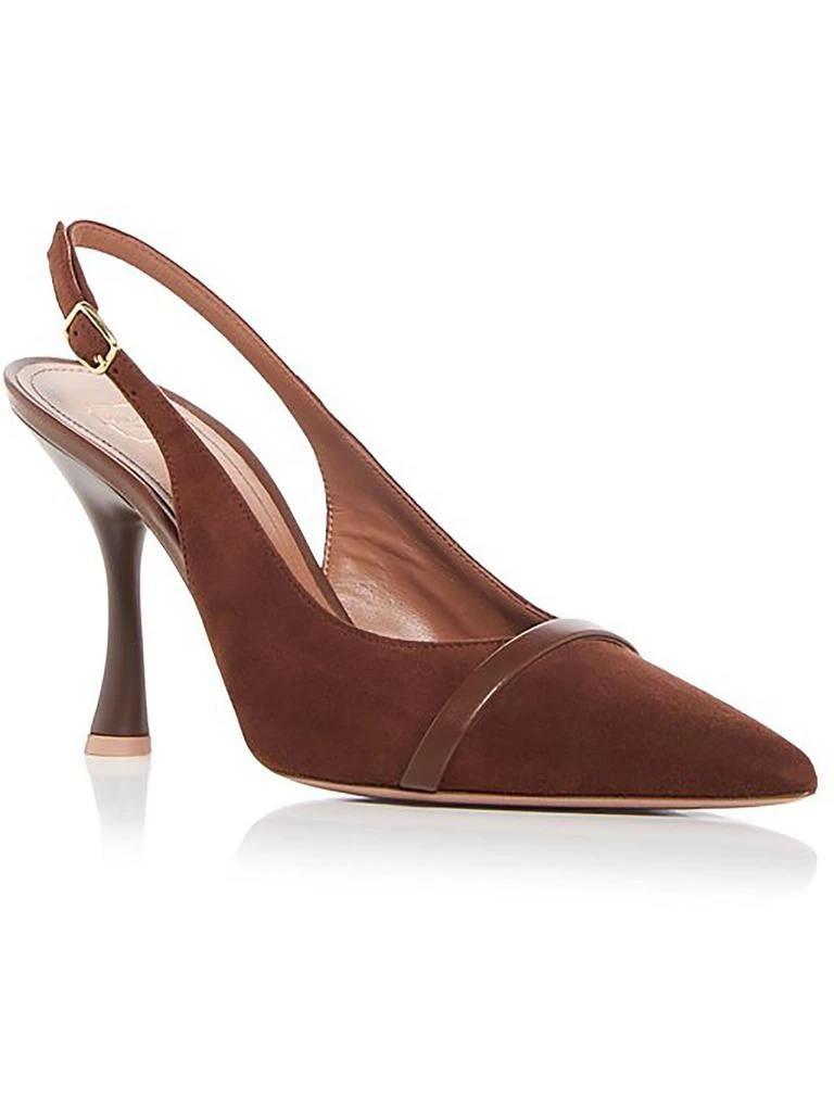Malone Souliers Jama90 Womens Suede Ankle Strap Slingback Heels 1