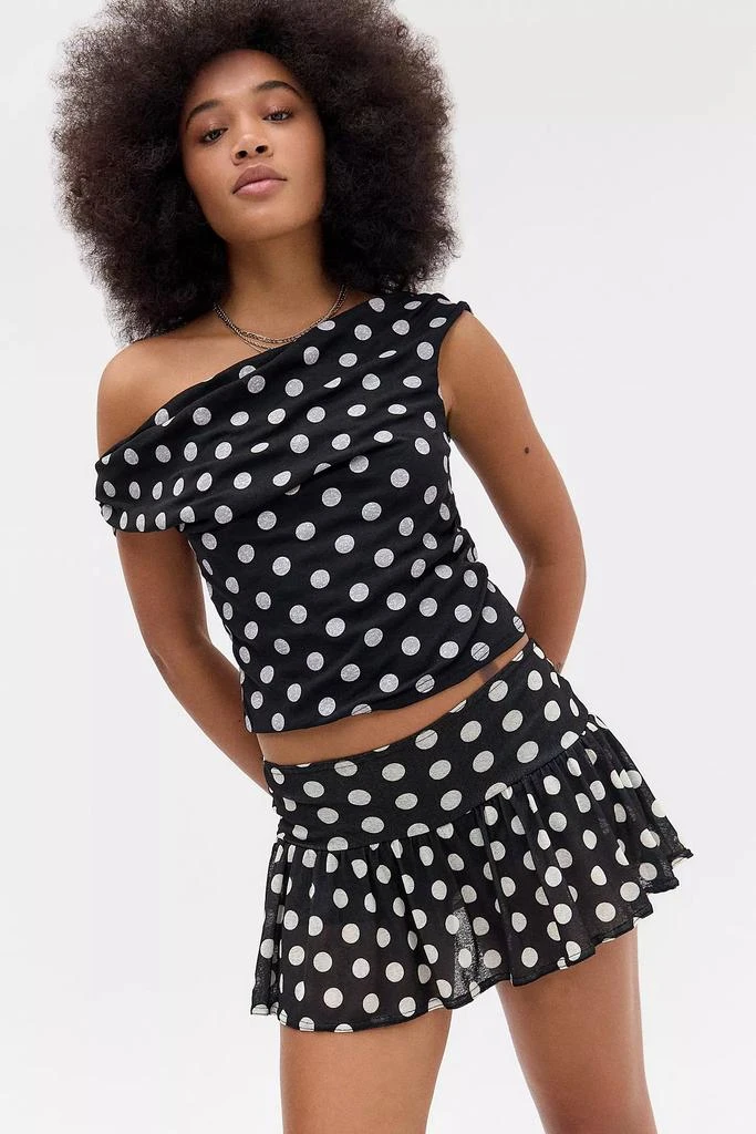 Urban Outfitters UO Lola Polka Dot Mini Skort 3