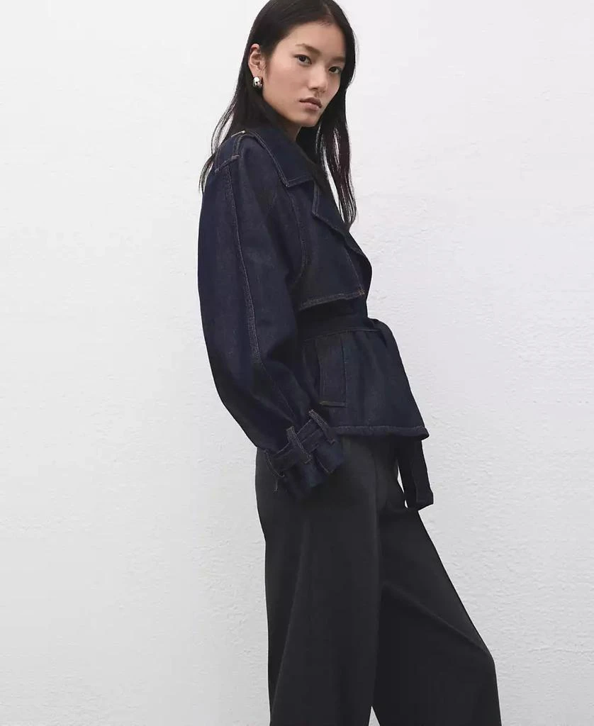 Mango Women
s Flecked Knitted Pants 4