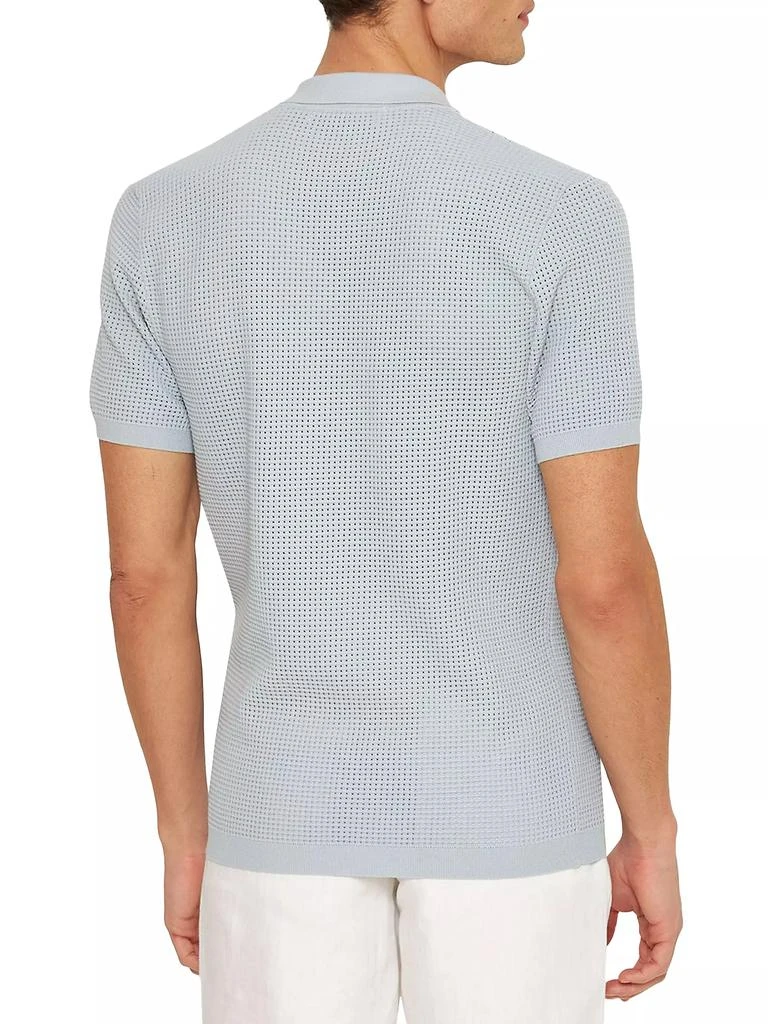 ORLEBAR BROWN Roddy Waffle-Knit Polo Shirt 3