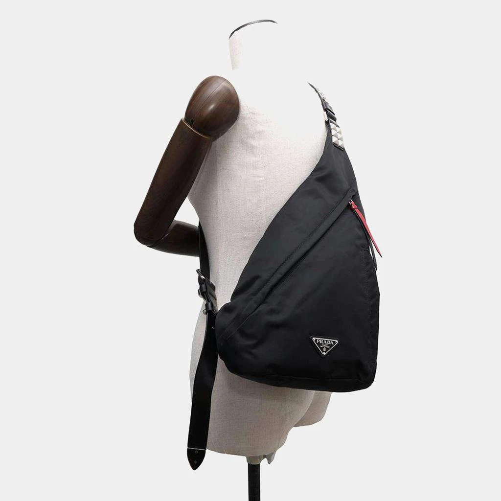 Prada Prada Nylon Crossbody Bag Black Nylon 2
