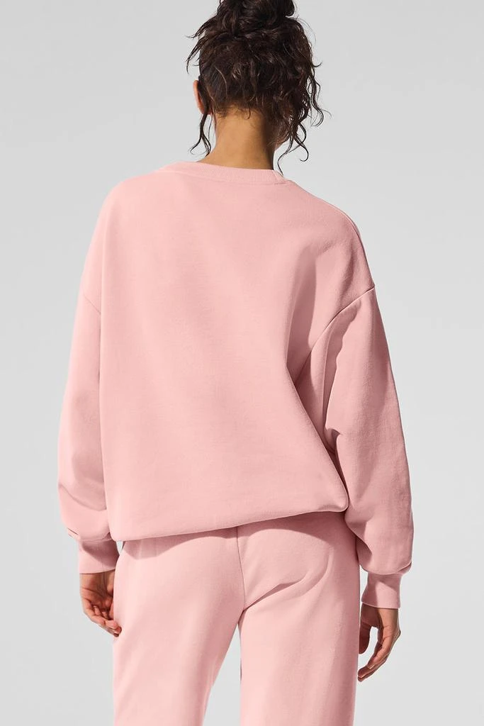 Alo Accolade Crew Neck Pullover - Pink Quartz 3