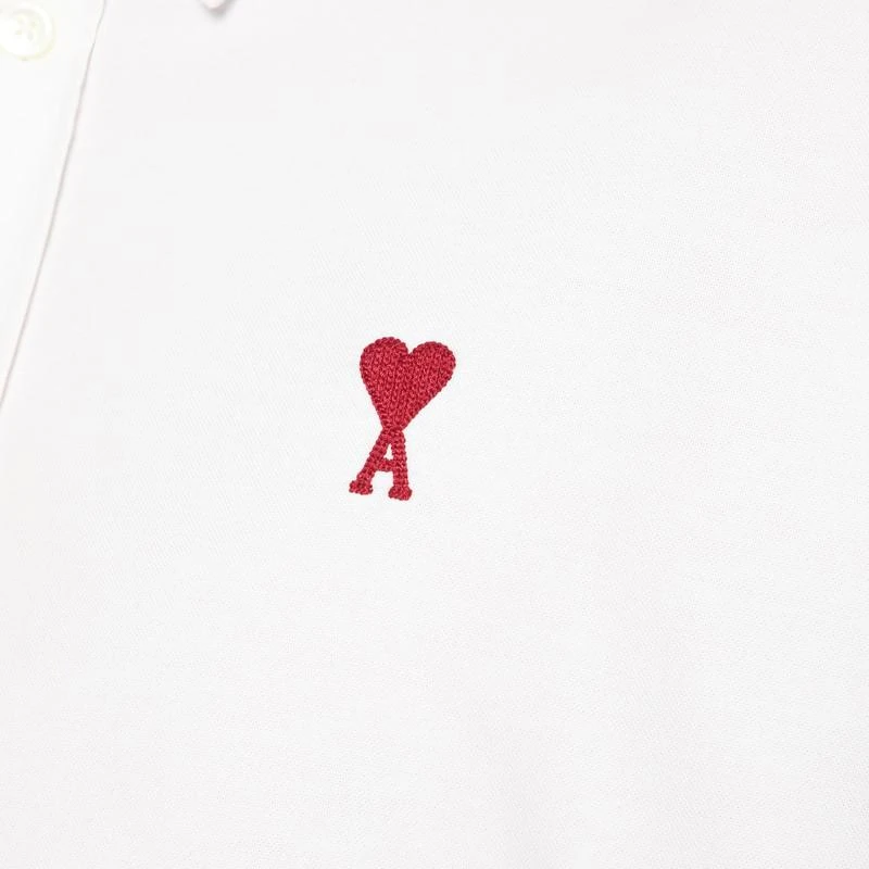 AMI White Ami de Coeur shirt 4