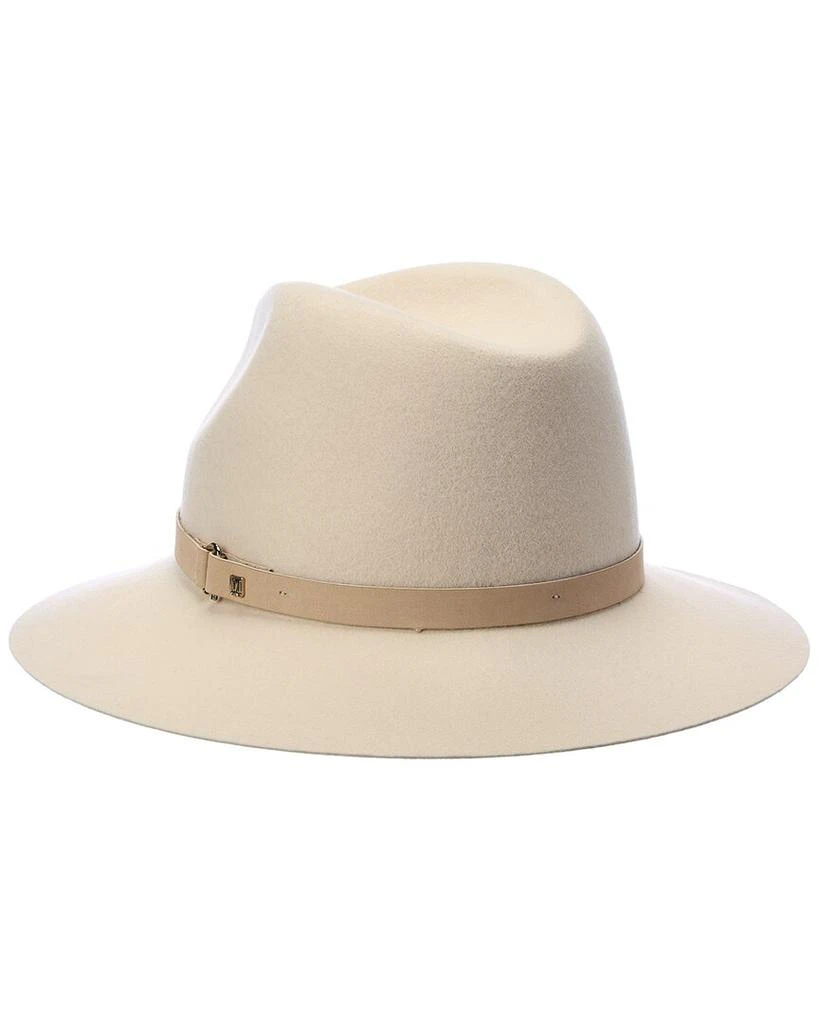 Bruno Magli Leather-Trim Wool Felt Fedora 2