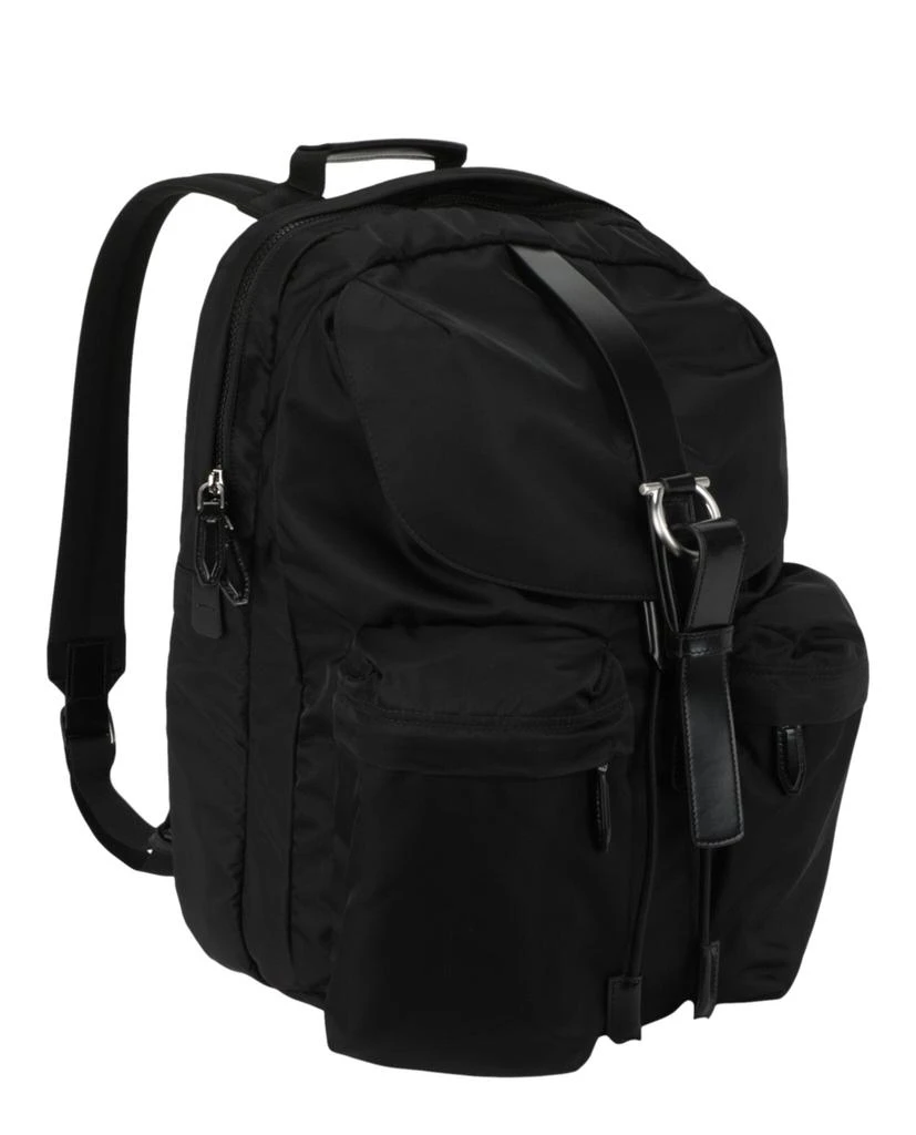 Salvatore Ferragamo Nylon Gancini Technical Backpack 2