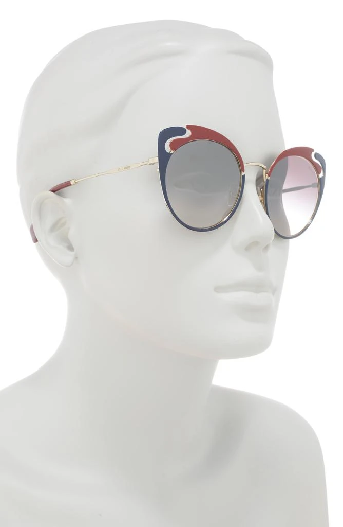 Miu Miu 54mm Noir Evolution Cateye Sunglasses 3