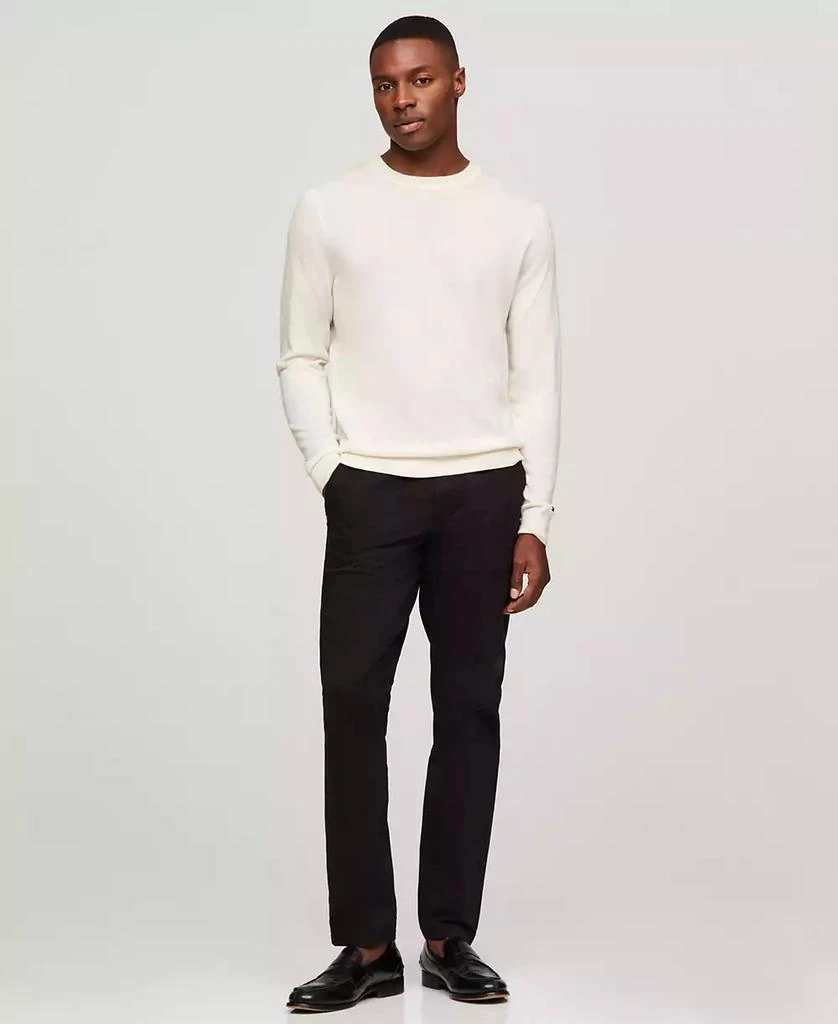 Tommy Hilfiger Men's Dress Casual Crewneck Fine Gauge Merino Wool Sweater 4