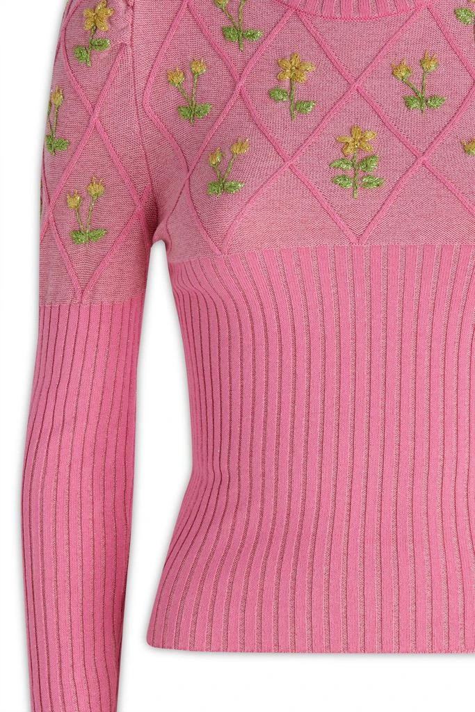 Cormio Cormio Floral Embroidered Knitted Jumper 3