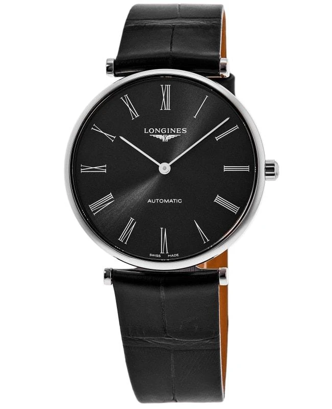 Longines Longines La Grande Classique Automatic Black Dial Leather Strap Unisex Watch L4.918.4.51.2 1