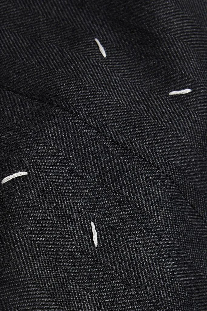 MAISON MARGIELA Herringbone wool blazer 4
