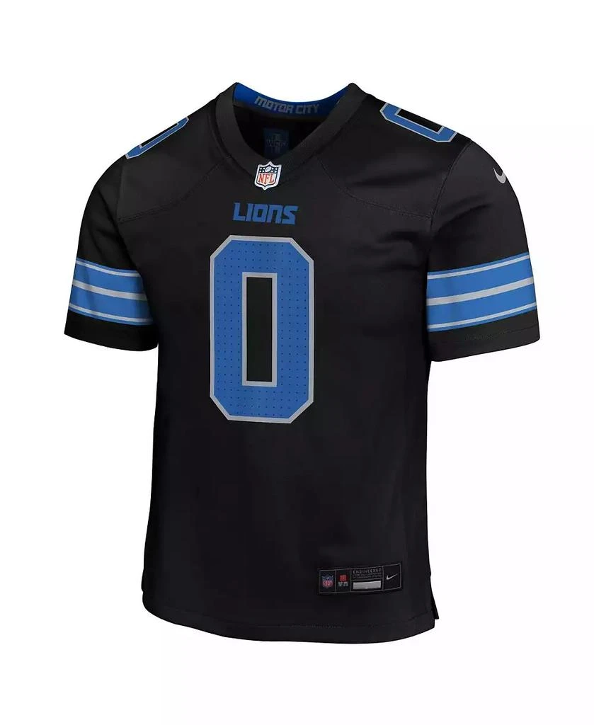 NIKE Big Boys and Girls Jahmyr Gibbs Black Detroit Lions Alternate Game Jersey 2