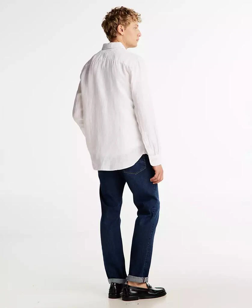 Tommy Hilfiger Men's Regular-Fit Pigment-Dyed Linen Shirt 2