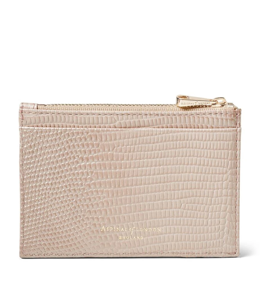 Aspinal of London Leather Zipped Cardholder 2
