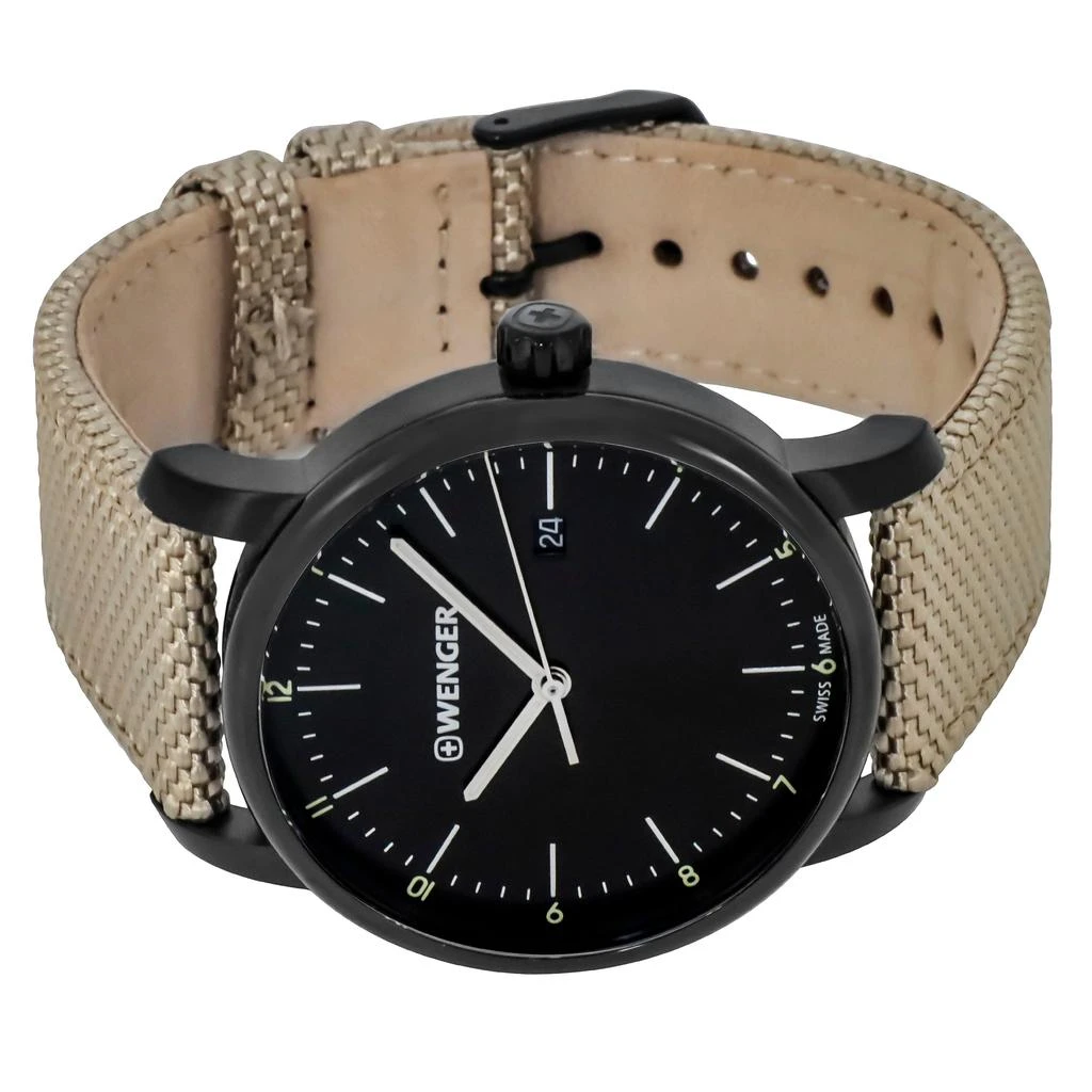Wenger WENGER SWISS ARMY Men's Urban Classic 42mm Black Dial Watch 01.1741.138 2