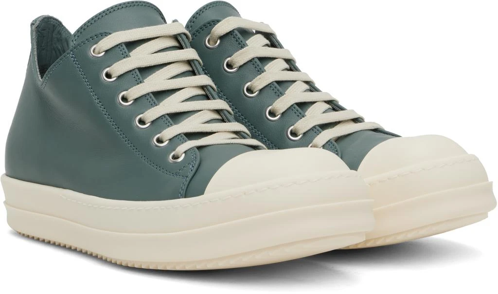 Rick Owens Blue Hollywood Low Sneakers 4