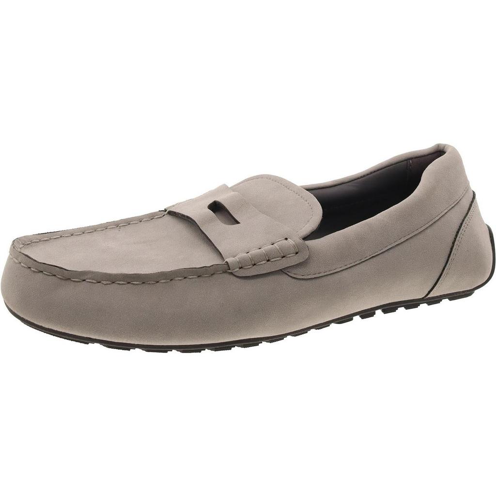 Alfani Marco Mens Faux Suede Slip-On Loafers