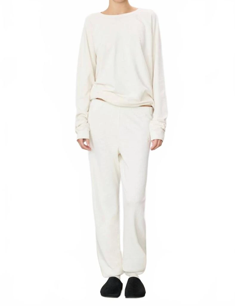 Eterne Vinny Pocket Sweatpant In Bone