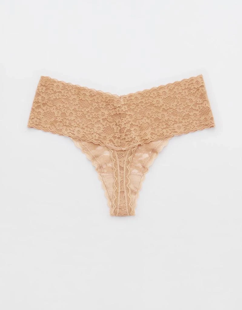 Aerie Show Off Vintage Lace Thong Underwear 2