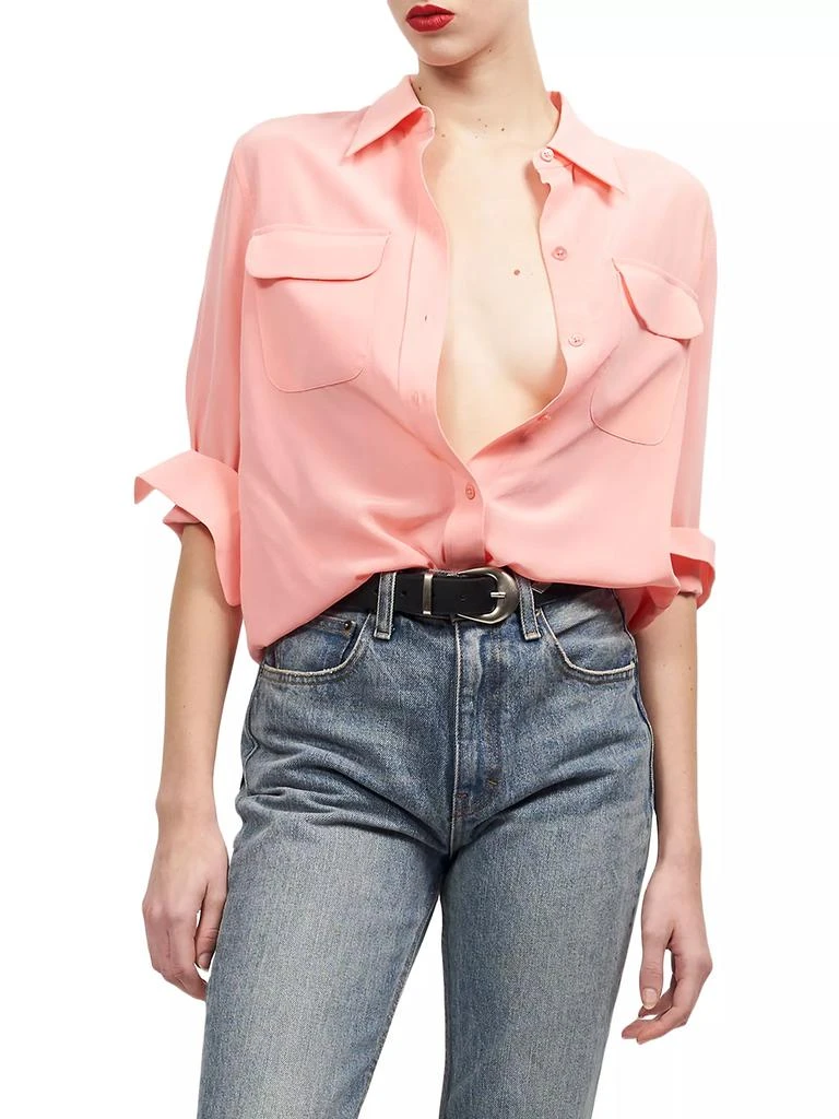 Equipment Signature Slim Silk Shirt 4