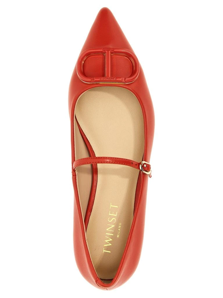 TWINSET oval T Ballet Flats 2