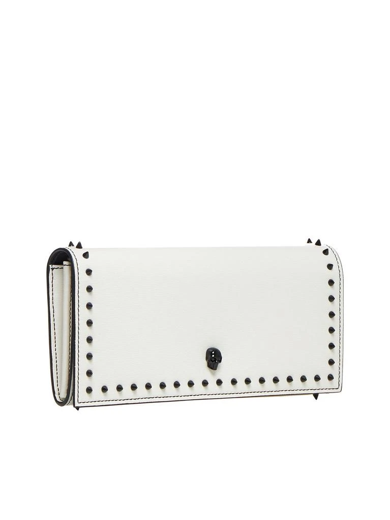 Alexander McQueen Alexander McQueen Skull Stud Embellished Chain-Linked Wallet 3