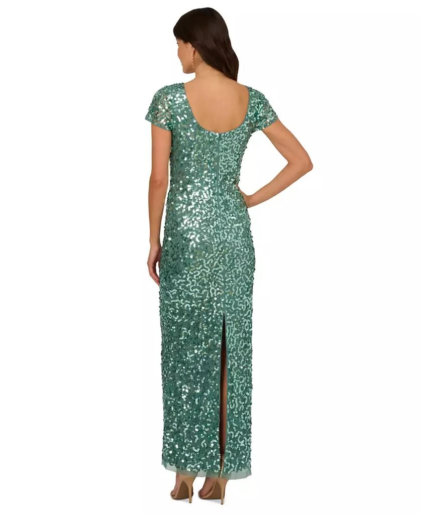 Adrainna Papell Women's Embellished Short-Sleeve Gown  On Sale Now with Up  to 77% Off | Discover Exclusive Deals & Savings at BeyondStyle  Authentic Adrianna  Papell dress|women's fashion|dresses with Limited-Time Discounts,