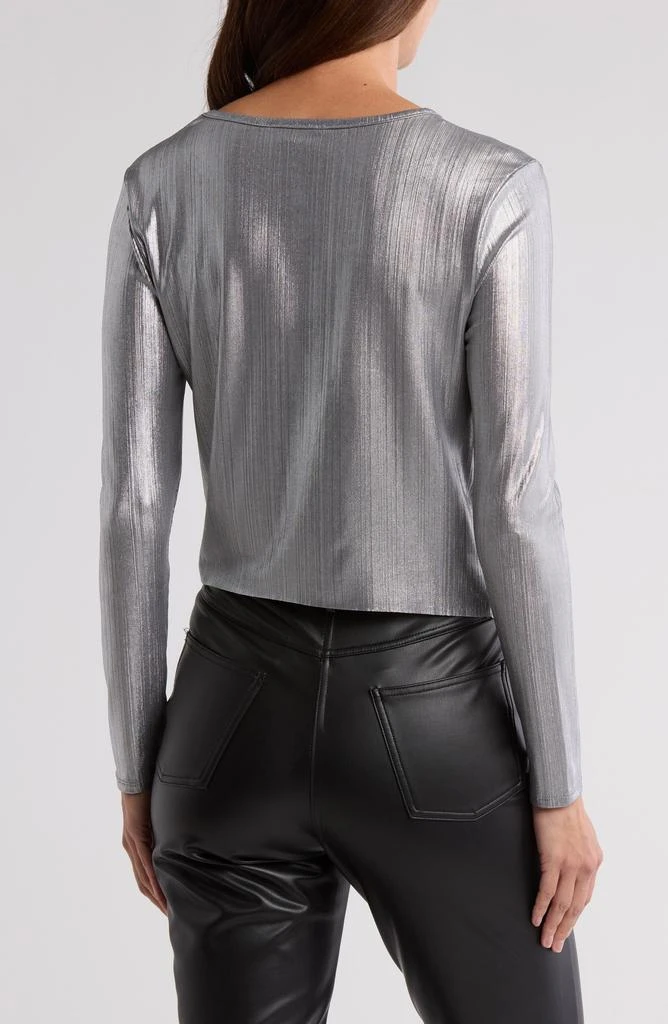 Robert Rodriguez Twist Front Long Sleeve Knit Top 2