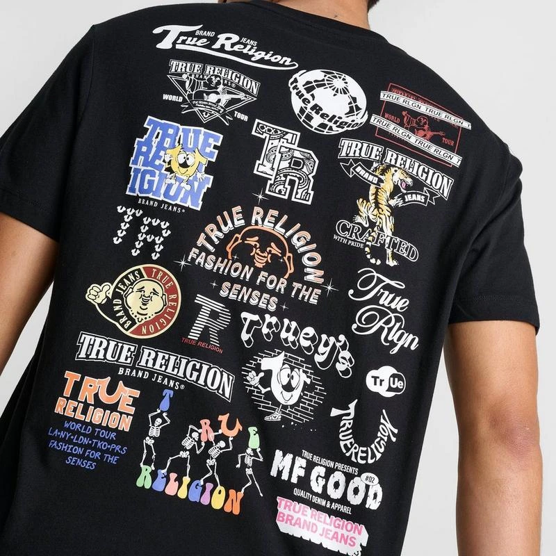 True Religion Men's True Religion Multi Graphic T-Shirt 6