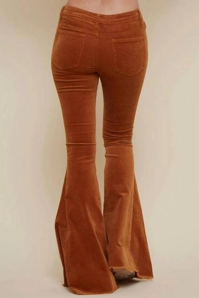 Saints 
Hearts Saints 
Hearts - Frayed Hem Corduroy Bell Bottoms Pants 3
