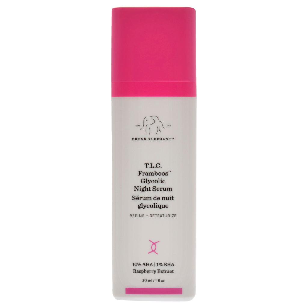 Drunk Elephant T.L.C. Framboos Glycolic Night Serum by  for Unisex - 1 oz Serum
