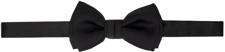 Salvatore Ferragamo Black Hook-Eye Bow Tie 1