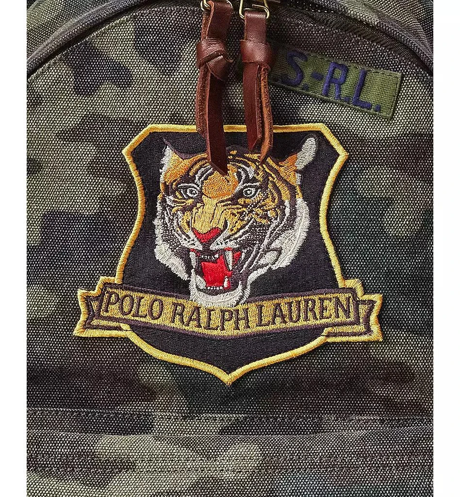 Ralph Lauren Men's Tiger-Patch Camo Canvas Backpack 2