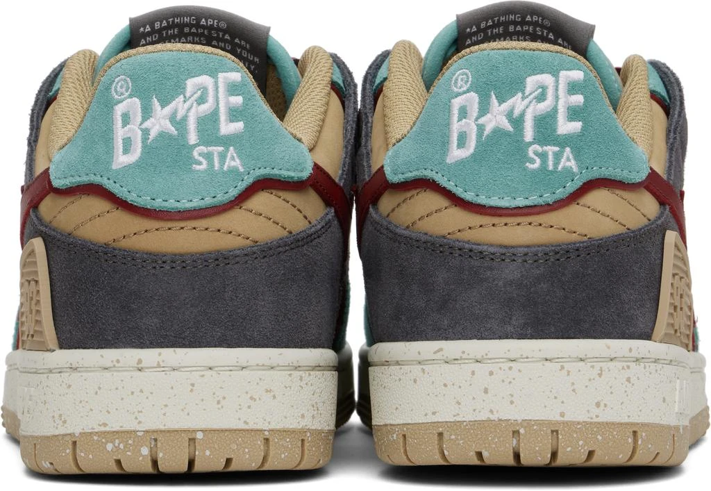 Bape Blue & Khaki BAPE SK8 STA #4 Sneakers 2