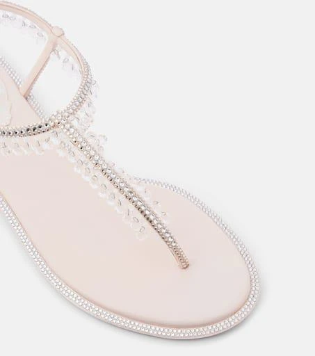 Rene Caovilla Chandelier embellished thong sandals 5