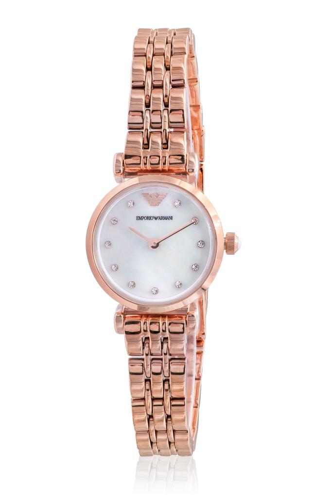 Armani Emporio  Rose Gold-Tone Ladies Watch