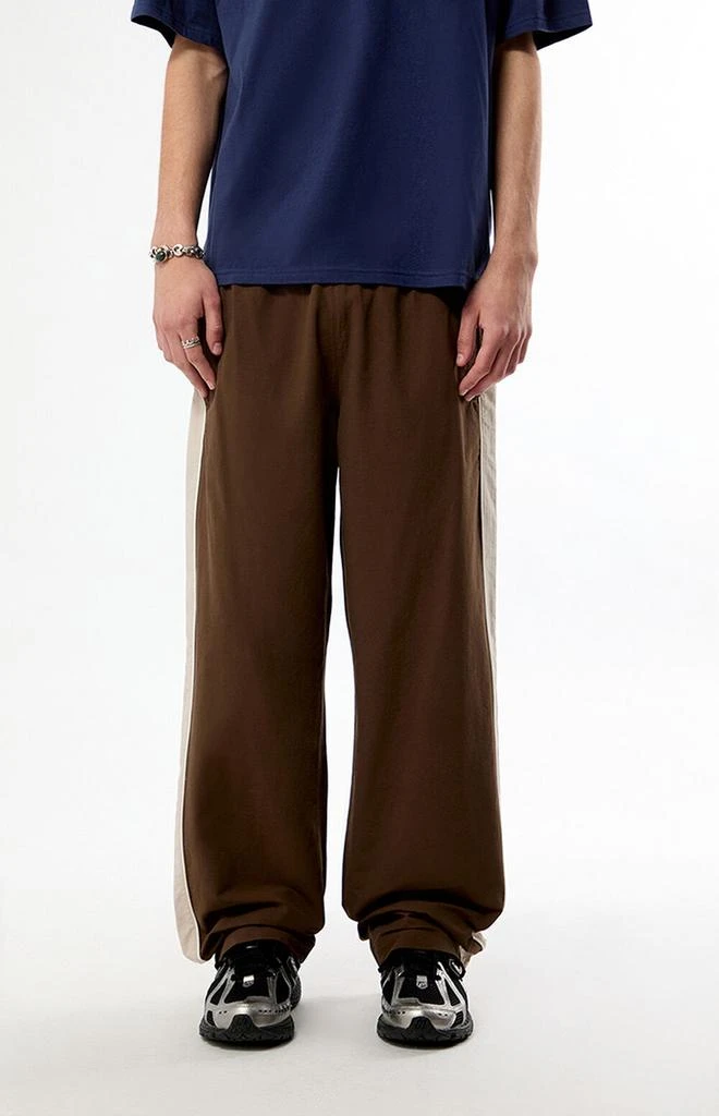 PacSun Brown Brodie Baggy Track Pants