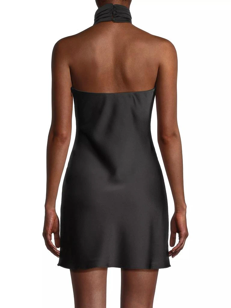 Misha Sterling Halter Minidress 5