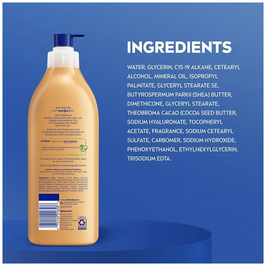 Nivea Cocoa Butter 72h Body Lotion Cocoa Butter 8