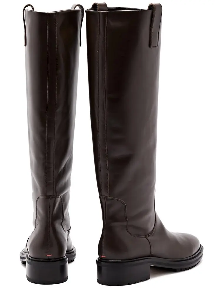 AEYDE Henry knee-high leather boots 3