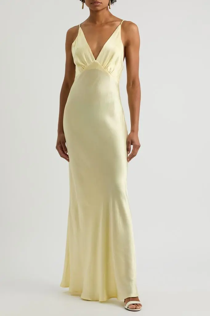 Bec & Bridge Moon Dance satin maxi dress 2