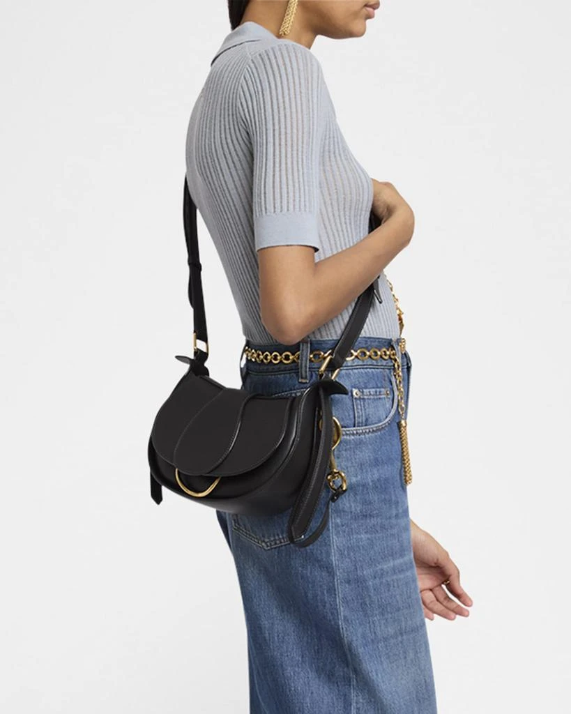 Chloé Ride Small Flap Crossbody Bag in Calfskin 6