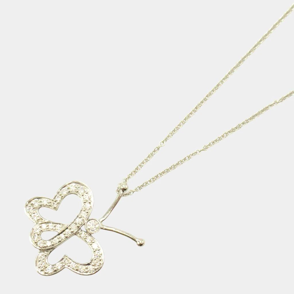 Tiffany & Co. Tiffany & Co. Papillon Necklace Pt950 Platinum Diamond Clear Metal 3