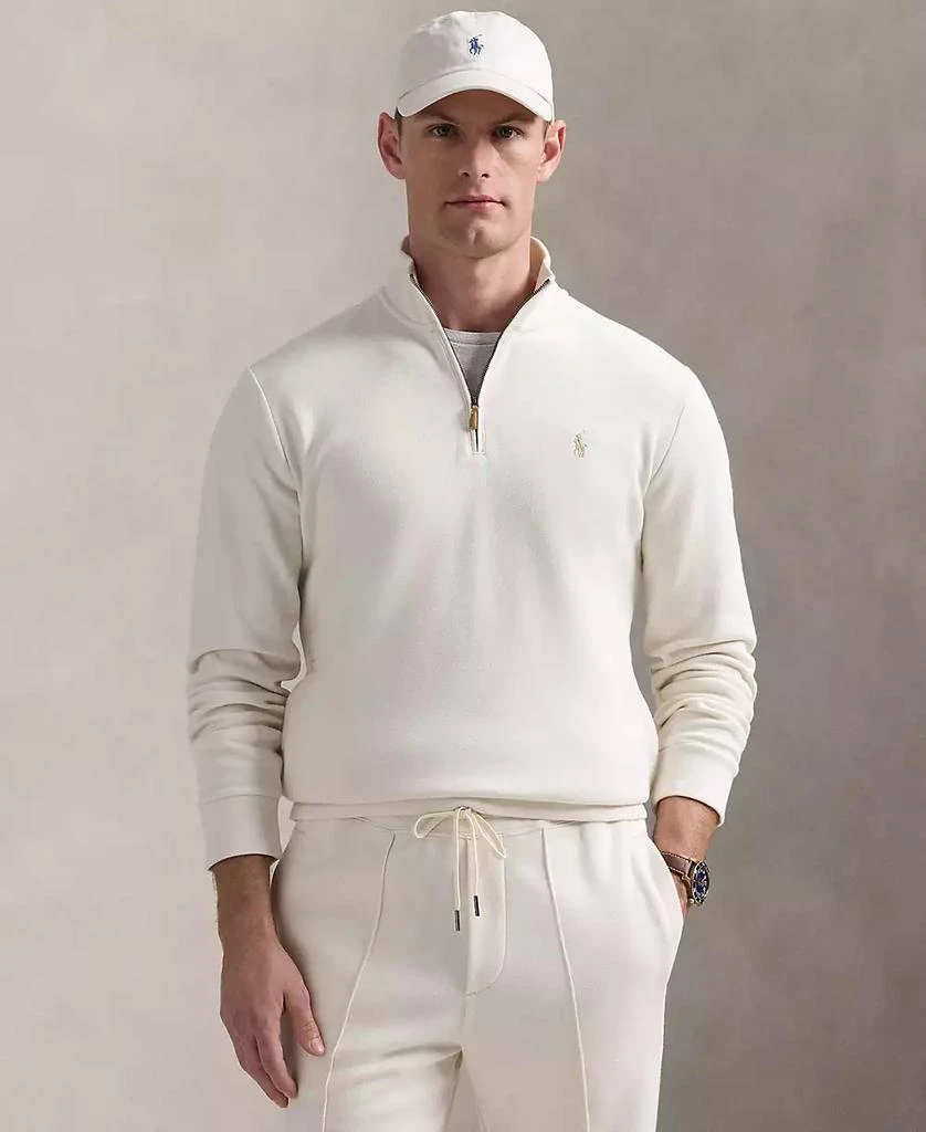 Ralph Lauren Men's Double-Knit Mesh Quarter-Zip Pullover 1