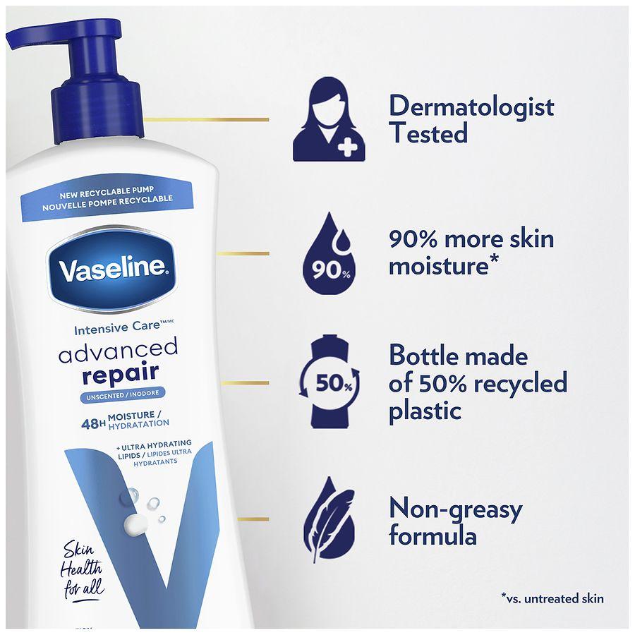 Vaseline Advanced Repair Body Lotion Unscented