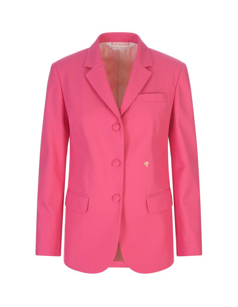 Palm Angels Black polyester blend Boyfriend blazer 40