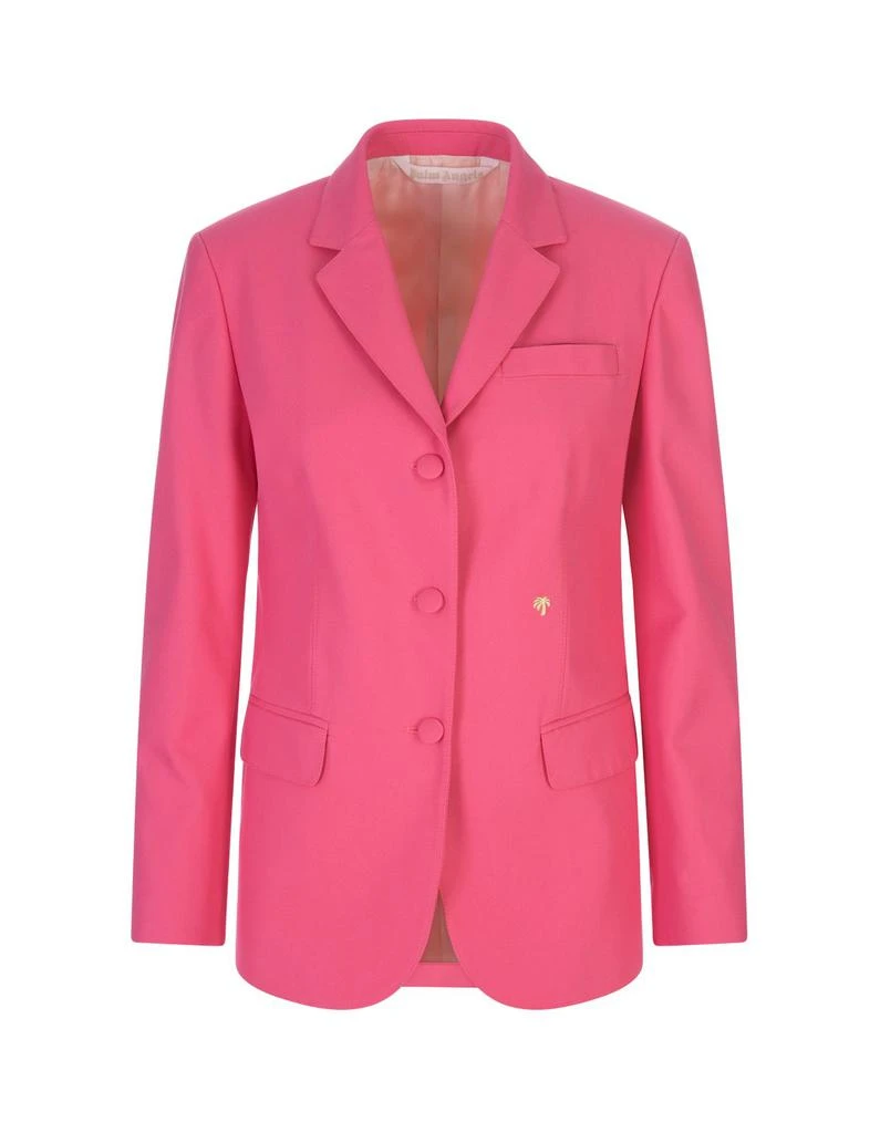 Palm Angels Palm Angels Miami Palm Tree Detailed Blazer 1