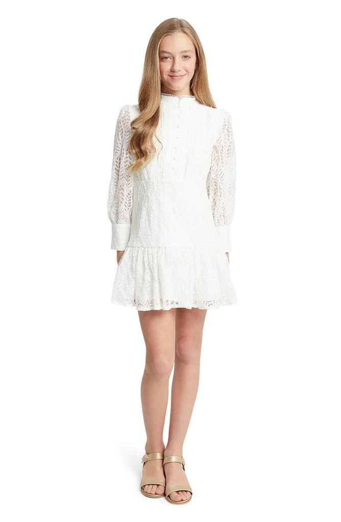 Bardot Kids' Talina Long Sleeve Lace Party Dress 1