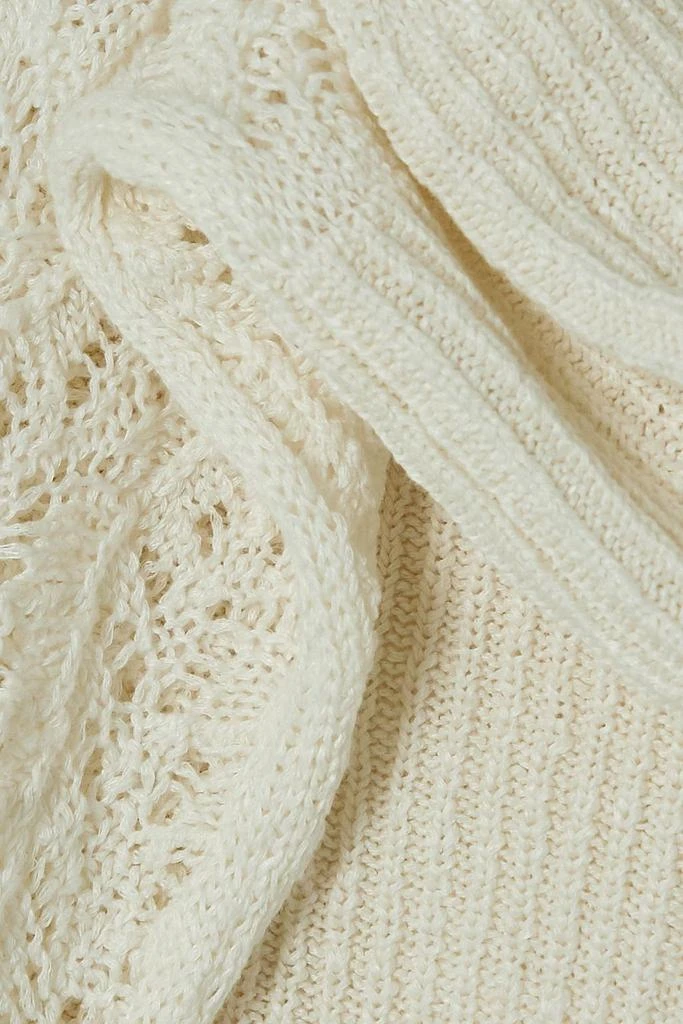 Le Kasha Hasaya cropped crocheted linen top 4