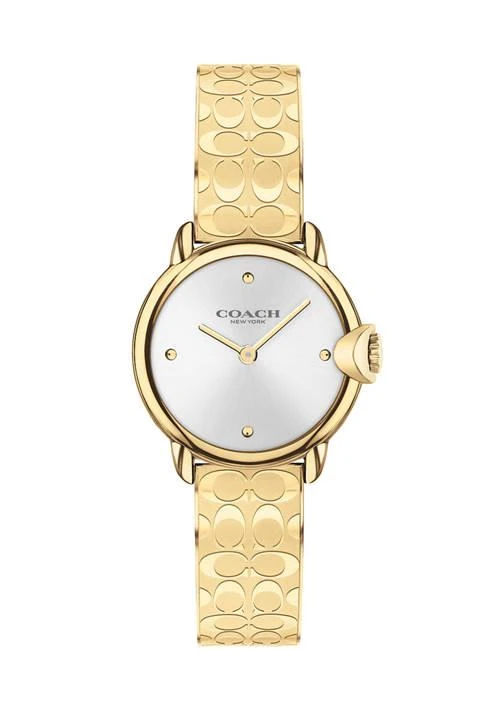 Coach Arden Gold-Tone Stainless Steel Bangle Bracelet Watch